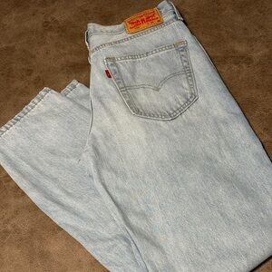 Levi's 550 Men's Light Wash Blue Relaxed Fit Jeans 34x36